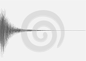 Atonal horror or drama piano chord hit