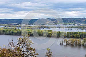 Atop Bluffs of Effigy Mounds at Iowa Border photo