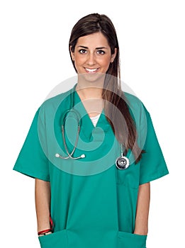 Atractive medical girl