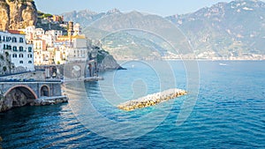 Atrani, Amalfi Coast, Campania, Italy.