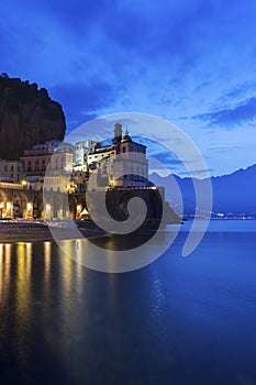 Atrani on Amalfi Coast in Italy