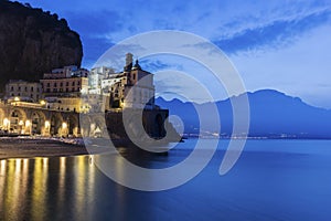 Atrani on Amalfi Coast in Italy