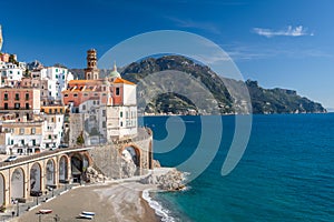 Atrani, Italy on the Amalfi Coast