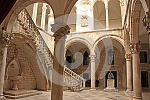 Atrium, Rector's palace, Old Town of Dubrovnik photo