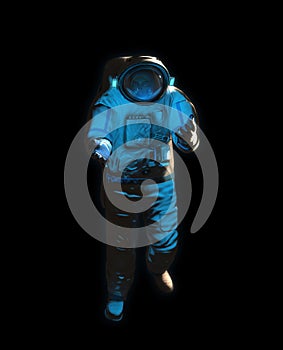 An atronaut in space
