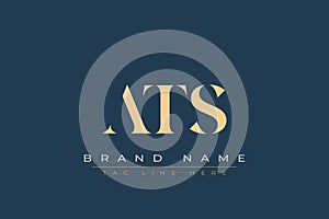 ATS abstract letter logo design
