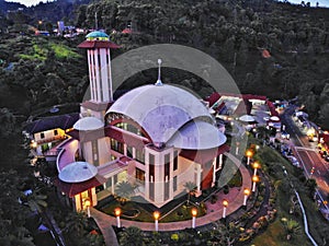 Attaaâ€™wun Mosque at West Java - Indonesia