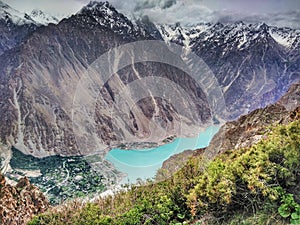 Attabad lake Gojal Hunza North Pakistan