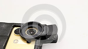 Attachable camera lens on smart phone