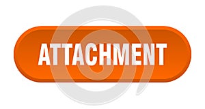 attachment button. rounded sign on white background