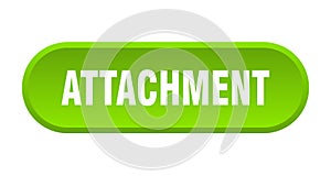 attachment button. rounded sign on white background