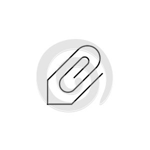 Outline icon - Attachment file