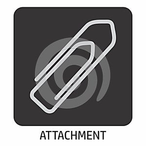 Attachment icon illustration