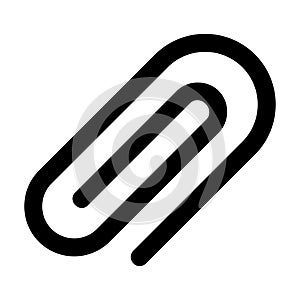 Attachment icon in line style for any projects