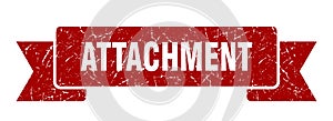 attachment ribbon. attachment grunge band sign.