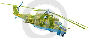 Attack helicopter Mi-24