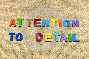 Attention detail attentive business focus exact deliberate expert intent photo