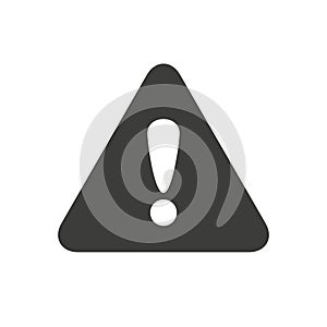 The attention icon. Danger symbol. Flat Vector illustration. Vector attention sign with exclamation mark icon. Risk sign vector