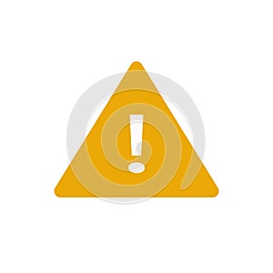 Attention Icon in trendy flat style vector illustration, Attention or danger icon. exclamation mark attention symbol for your web