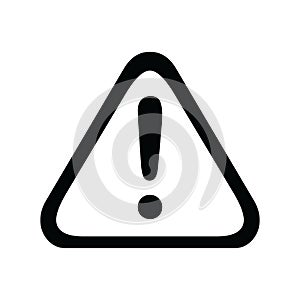 Attention Icon vector isolated white background-01