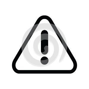 Attention Icon vector isolated white background-06