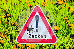 Attention ticks sign