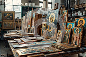The Creative World of the Icon-Painting Workshop: History and Spirituality Are Combined in the Process of Creating and