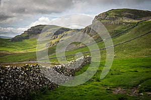 Attermire Scar above Settle in the Dales