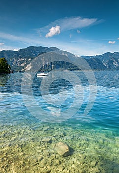 Attersee lake in Austria