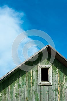 Attic of an Old Wooden House