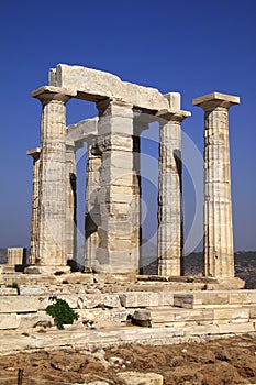 Attica, Poseidon Temple columns