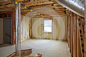 Attick loft insulation partly wall