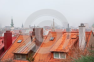Attics and tiled roofs