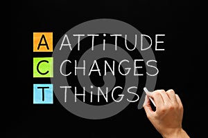 Attitude Changes Things