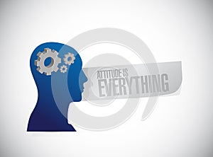 attitude is everything brain intelligence sign