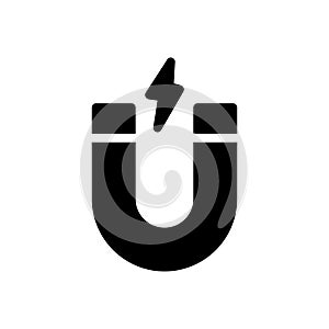 Attract vector glyph flat icon