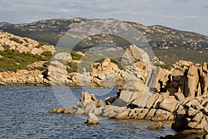 Attracting shapes of the Isles Lavezzi offshore Bonifacio, Southern Corsica, France.