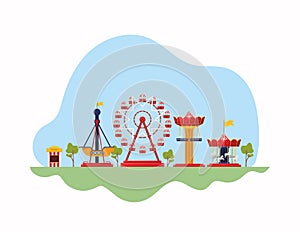 attractions and carnival