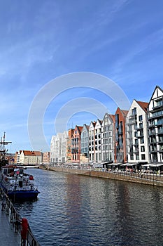 Attractions in Gdansk. Ancient European architecture