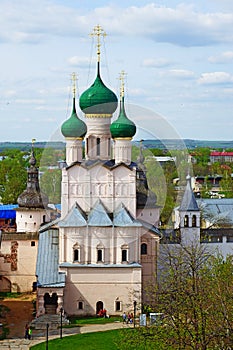 Attractions of Rostov Kremlin, Russia