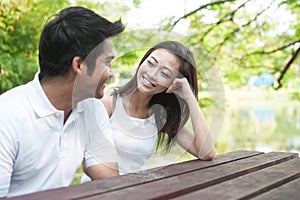 Attractive Asian Couple