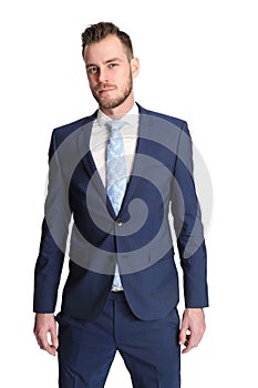 Attractive businessman in suit