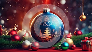 Attractive Christmas sale banner illustration Christmas Ball Ornament