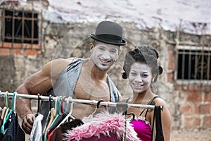 Attractive Cirque Clowns