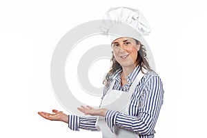 Attractive cook woman