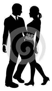 Attractive Couple Silhouette