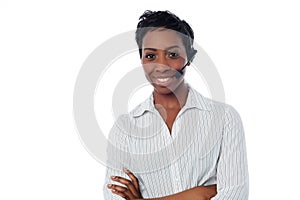 Attractive female call centre executive