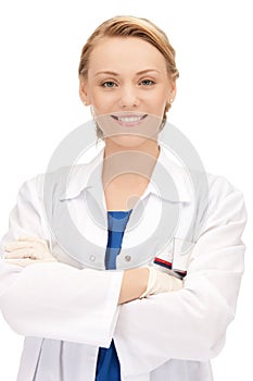 Attractive female doctor