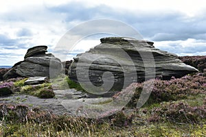 Attractive gritstone pair