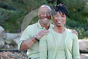 Attractive Happy African American Couple